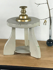 GREY WOODEN STAND