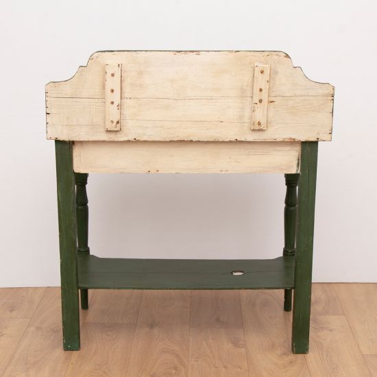 Green Painted Victorian Washstand
